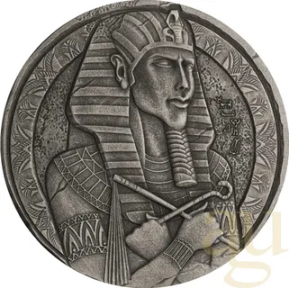 5 Unzen Silbermünze Republic of Tschad Amenhotep IV 2023
