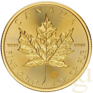 1 Unze Goldmünze Maple Leaf 2025