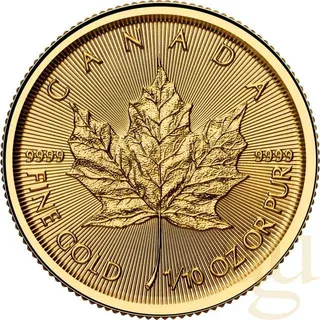 1/10 Unze Goldmünze Maple Leaf 2025