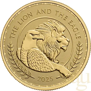 1 Unze Goldmünze British Lion und American Eagle 2025