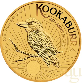 1/10 Unze Goldmünze Australien Kookaburra 2025