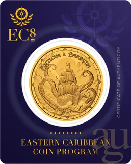 1 Unze Goldmünze EC8 Antigua & Barbuda - Rum Runner and Kraken 2024