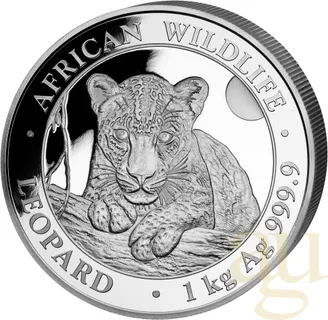 1 Kilogramm Silbermünze Somalia Leopard 2025