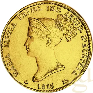 40 Lire Italien Goldmünze Parma und Piacenza - Herzogin Maria Luigia