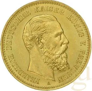 10 Mark Goldmünze Friedrich III von Preußen