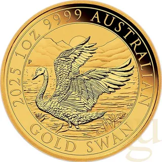 1 Unze Goldmünze Australien Schwan 2025