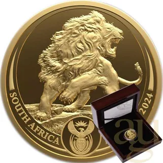 1 Unze Goldmünze Südafrika Big Five Löwe 2025 proof