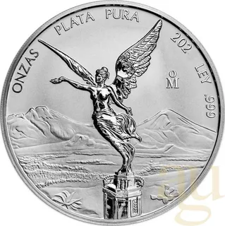 2 Unzen Silbermünze Mexiko Libertad 2024 - Reverse polierte Platte