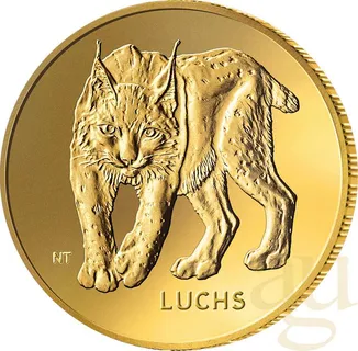 20 Euro Goldmünze Rückkehr der Wildtiere - Luchs 2025 (D)