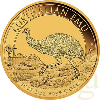 1 Unze Goldmünze Australien Emu 2026