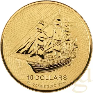 2 Gramm Goldmünze Cook Islands Bounty 2026