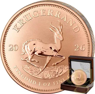 1 Unze Goldmünze Krügerrand 2026 - Reverse polierte Platte