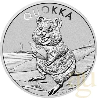 1 Unze Silbermünze Australien Quokka 2020