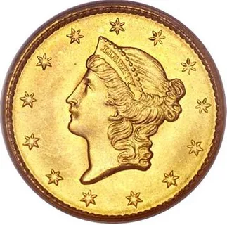 1$ Goldmünze Liberty Head - Kopf