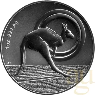 1 Unze Silbermünze Australien Känguru 2021 (RAM)