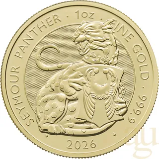 1 Unze Goldmünze Tudor Beasts Seymour Panther 2026