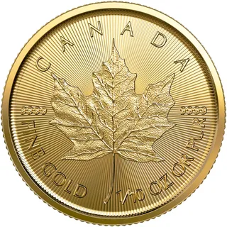 1/10 Unze Goldmünze Maple Leaf 2022