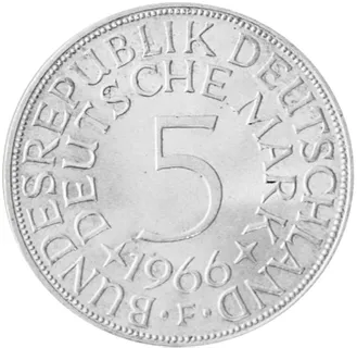 5 DM Gedenkmünzen BRD 625er Silber (1966-1979)