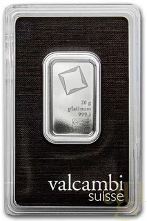 20 Gramm Platinbarren Valcambi