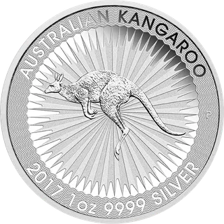 1 Unze Silbermünze Australien Känguru