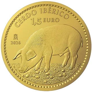 1 Unze Goldmünze Spanien Iberian Pig 2026