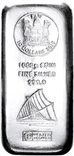 1 Kilogramm Silber Argor Heraeus Fiji Münzbarren