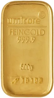 500 Gramm Goldbarren Umicore