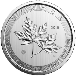 10 Unzen Silbermünze Kanada Magnificent Maple Leaf 2019