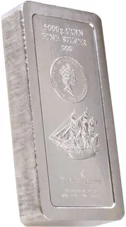 5 Kilogramm Silber Cook Islands Münzbarren