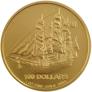 1/2 Unze Goldmünze Cook Islands Bounty