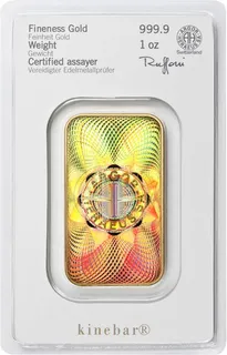 31,1 Gramm Goldbarren Heraeus Kinebar