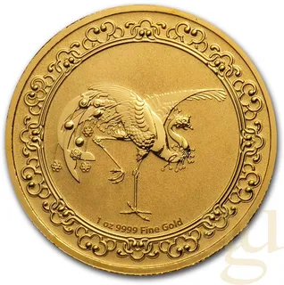 1 Unze Goldmünze Niue Celestial Animals - The Red Phoenix 2020