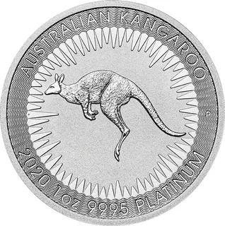 1 Unze Platinmünze Australien Känguru