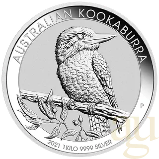 1 Kilogramm Silbermünze Australien Kookaburra 2021