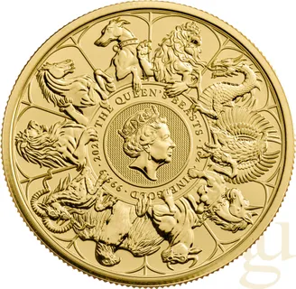 1 Unze Goldmünze Queens Beasts Collection - Completer Coin 2021