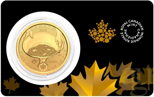 1 Unze Goldmünze Klondike Gold Rush - Panning for Gold 2021