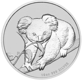 10 Unzen Silbermünze Australien Koala 2010