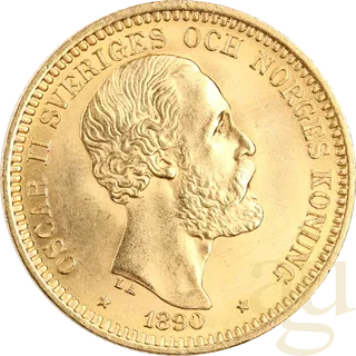20 Kronen Goldmünze Schweden Oscar II.