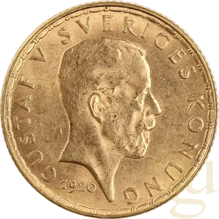 5 Kronen Goldmünze Schweden Gustaf V.