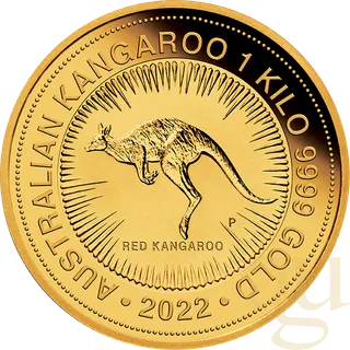 1 Kilogramm Goldmünze Australien Känguru 2022