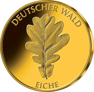 20 Euro Goldmünze Deutscher Wald - Eiche 2010 (D)