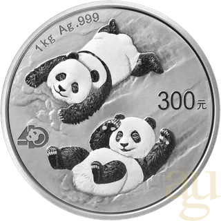 1 Kilogramm Silbermünze China Panda 2022 proof
