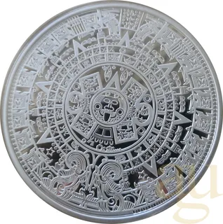 5 Unzen Silbermünze Samoa Aztekenkalender 2021 prooflike
