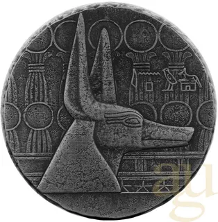 5 Unzen Silbermünze Republic of Tschad Anubis 2021