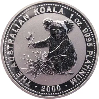 1 Unze Platinmünze Australien Koala - differenzbesteuert