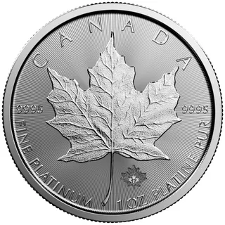 1 Unze Platinmünze Maple Leaf