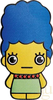 1 Unze Silbermünze Tuvalu Mini Marge Simpson 2022 coloriert