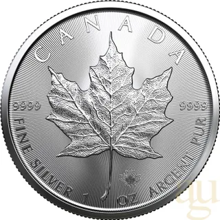 1 Unze Silbermünze Maple Leaf 2023