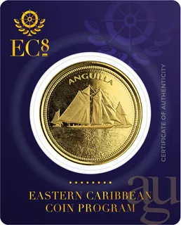 1 Unze Goldmünze EC8 Anguilla - Regatta 2021