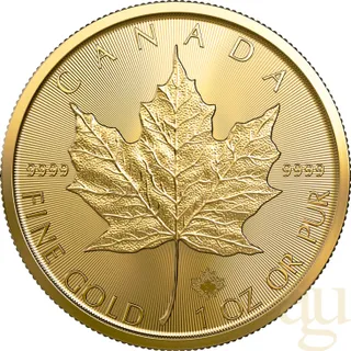 1 Unze Goldmünze Maple Leaf 2023